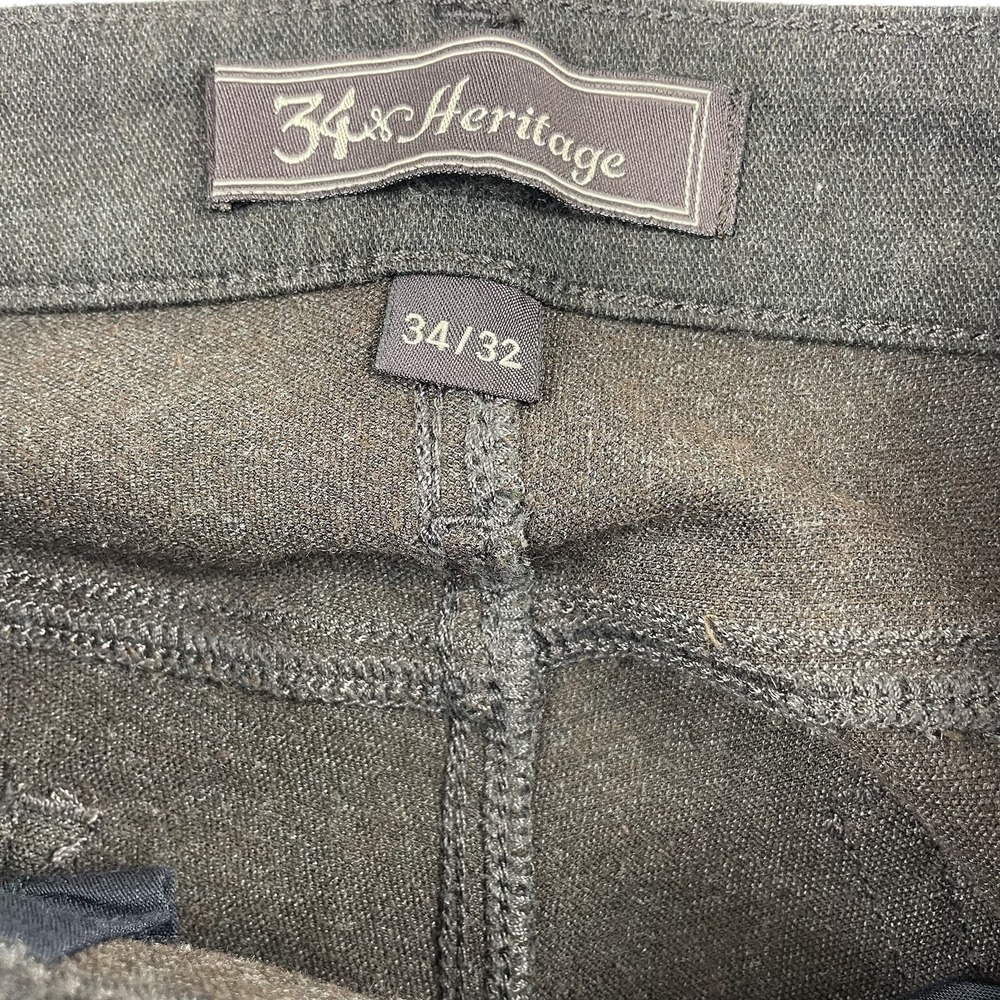 34 Heritage Charisma Brown Cotton Stretch Mens Jean Size 34X29 - Picture 4 of 6